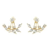 KOLCZYKI GAŁĄZKI ZA UCHO K179 ZŁOTO