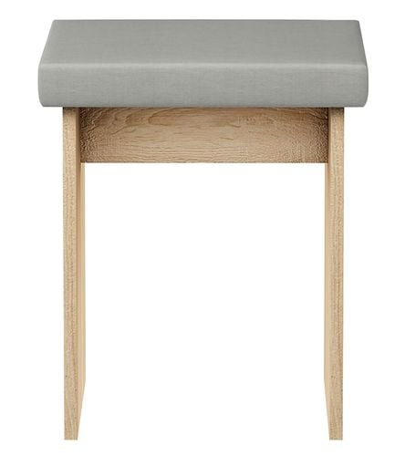 Taboret stołek do toaletki dąb sonoma na Arena.pl