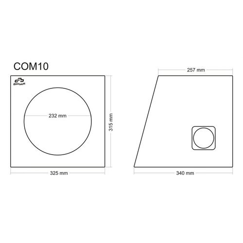 COM10 OBUDOWA GŁOŚNIKOWA BASSER na Arena.pl