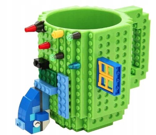 KUBEK KREATYWNY + KLOCKI KOLORY NA PREZENT ZESTAW KLOCKÓW DLA DZIECI na Arena.pl