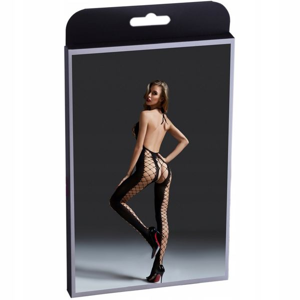 Seksowna Bielizna Bodystocking z Otworem + Stringi zdjęcie 6