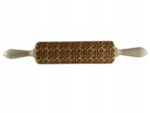 EKOLOGICZNY DREWNIANY WAŁEK GRAWEROWANY - WĘZEŁKI