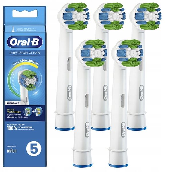5x ORYGINALNA KOŃCÓWKA ORAL-B PRECISION CLEAN MAXIMIZER EB20 DO zdjęcie 1