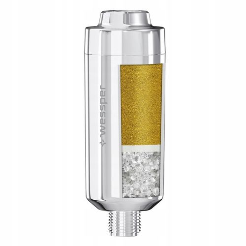 Filtr prysznicowy do wody 2 szt zmiękcza wodę srebrny chrom do słuchawki na Arena.pl