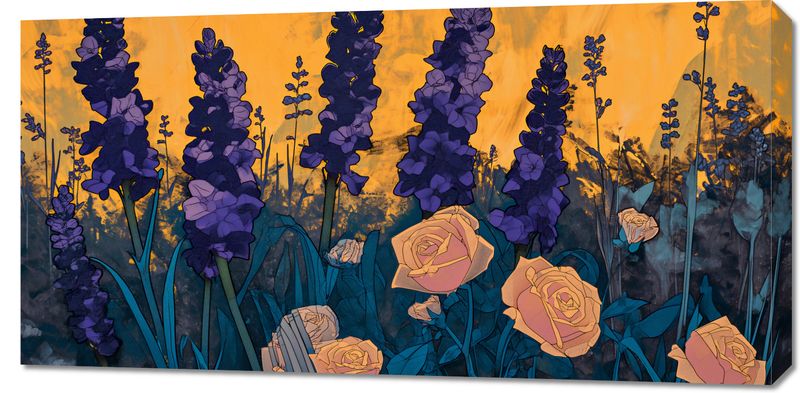 Obraz 100x50cm Złoty Ogród zdjęcie 1