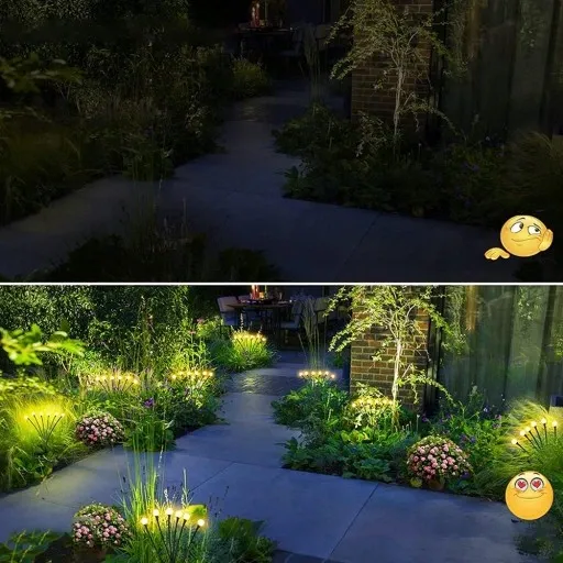 Lampki Ogrodowe Solarne Kulki Oświetlenie 4 Szt zdjęcie 2