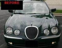 2000-2008 Jaguar S-TYPE- LIstwy chrom grill chromowan