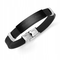 Bransoletka męska z grawerem PREZENT DLA NIEGO