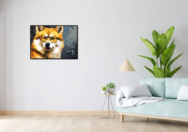 Plakat 84x59,5cm Intelektualny Psiak zdjęcie 4