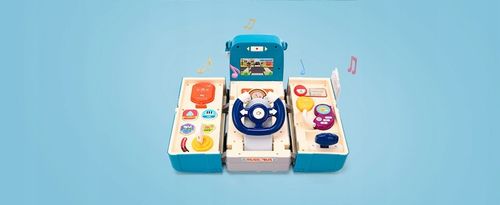 INTERAKTYWNY SAMOCHÓD WBIJAK EDUKACYJNY POJAZD DLA DZIECI Z DŹWIĘKIEM 6M+ na Arena.pl