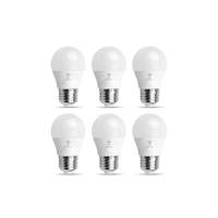 zestaw 6 sztuk żarówek led g45 e27 4w barwa biała neutralna