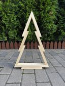 Choinka drewniana ozdobna, baza 52cm