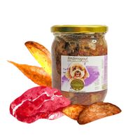 Ragout wołowe z marchewką 400g gotowana karma dla psa nietolerancje pokarm.