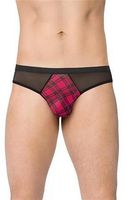 stringi męskie softline collection różowe xl