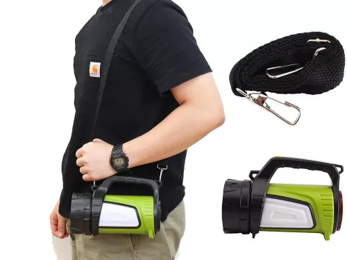 Latarka akumulatorowa led szperacz powerbank mocna na Arena.pl