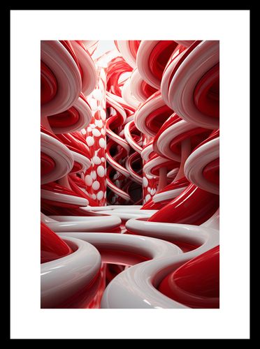 Plakat 20x30cm Czerwone Wiry na Arena.pl