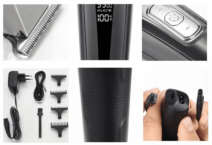 MASZYNKA DO STRZYŻENIA WŁOSÓW BRODY CIAŁA GOLARKA zdjęcie 2