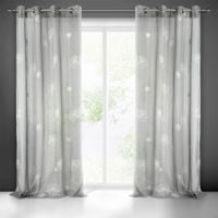 Firana gotowa na przelotkach SABINE 140x250 Eurofirany stalowa