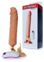 dildo z przyssawką pilotem penis realistyczny 24cm