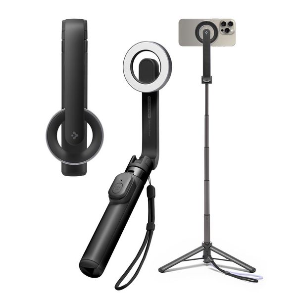 Selfie Stick Tripod Spigen S571W MagSafe Bluetooth DO Smartfonów zdjęcie 1