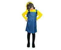 Strój przebranie dla dzieci Żółty Ludzik Minionek dziewczynka 130/140 cm