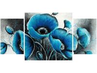 80X40CM MAKI ATLANTYCKIE TRÓJ OBRAZ