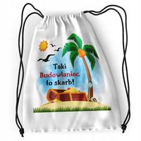 Plecak Sportowy Szkolny Dla Budowlańca Worek Torba Z Nadrukiem Ze Zdjęciem