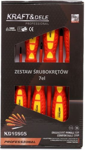 Zestaw śrubokrętów 7 elementów KD10905 na Arena.pl