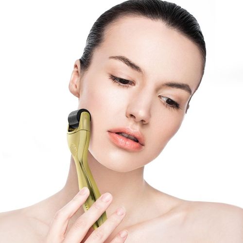 DERMA ROLLER WAŁEK MASAŻER DO MASAŻU CIAŁA TWARZY ROLOWANIA MEZOTERAPII 3x na Arena.pl