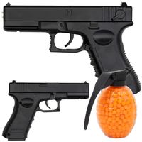 Pistolet metalowy na kulki plastikowe 6mm ASG imitacja MPK-C7 + 800 kulek