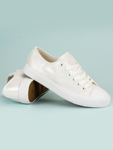 BIAŁE TRAMPKI Rozmiar - 40 na Arena.pl