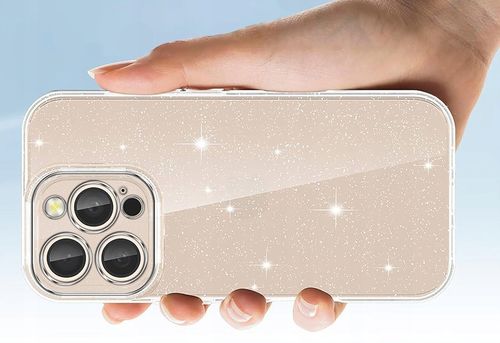 Etui do iPhone 16 Pro SILIKONOWE BROKAT clear CASE + SZKŁO OCHRONNE 9H na Arena.pl