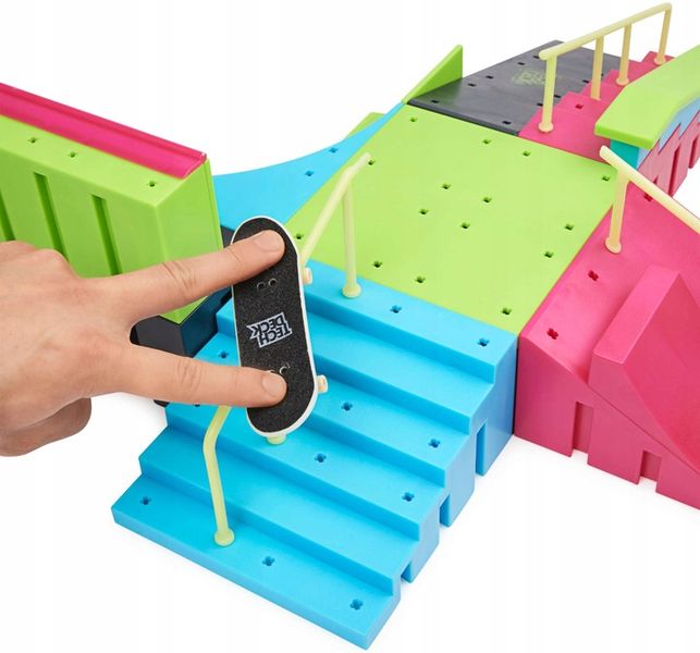 TECH DECK RAMPA NEON PARK DESKOROLKI SKATEPARK zdjęcie 5