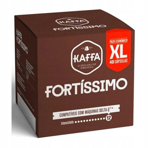 KAPSUŁKI Kawa Fortissimo KOMPATYBILNA z Delta Q - 40 KAPSUŁEK KAFFA na Arena.pl