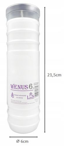 Rewelacyjne wkłady do zniczy Parafinowe Wenus 6 Linis 6 dni na Arena.pl