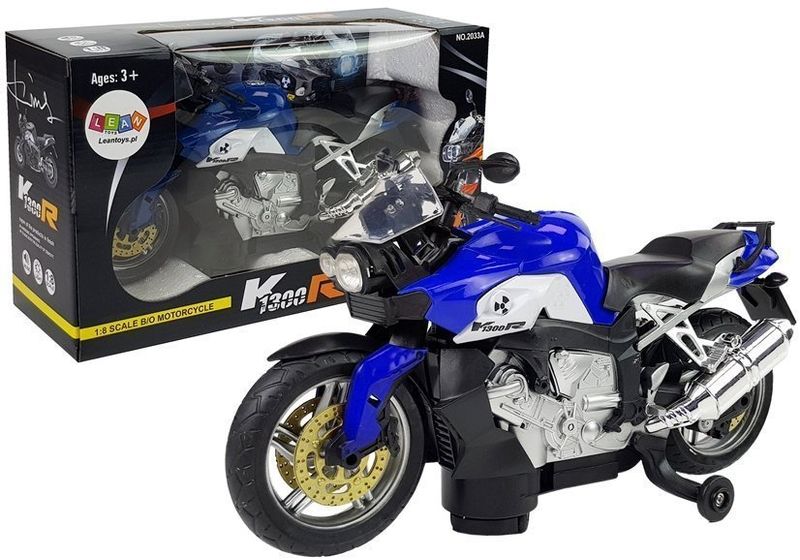 Motocykl na Baterie Niebieski zdjęcie 1