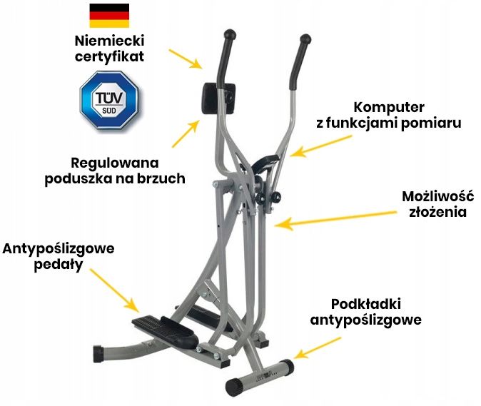 Orbitrek Christopeit Walker srebrny zdjęcie 10