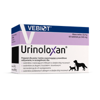 vebiot urinoloxan suplement dla psa 60 tabletek