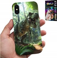 ETUI DO IPHONE X / XS - DINO DINOZAUR TYRANOZAUR CASE + SZKŁO