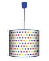 Lampa wisząca duża - Kropeczki (kolorowa)