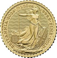 Britannia 1/10 uncji Złota 2026