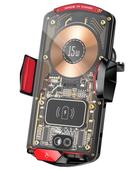 Przezroczysty uchwyt samochodowy do ładowania 15W szybka magnetyczna ładowarka do telefonu