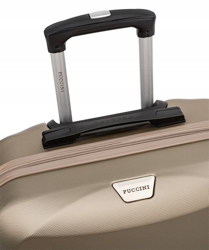 Walizka Średnia Podróżna Na Kółkach Twarda PUCCINI Szampańska ABS03B 6 na Arena.pl