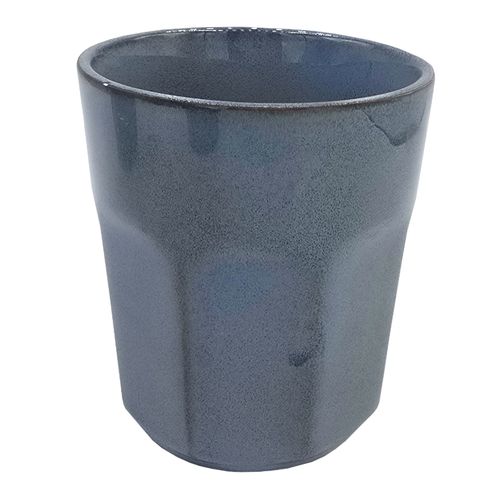 Kubek ceramiczny 250 ml niebieski ręcznie malowany na Arena.pl