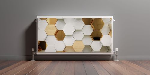 Osłona MAGNETYCZNA Na Grzejnik Heksagony Efekt 3D 110cm x 60cm na Arena.pl
