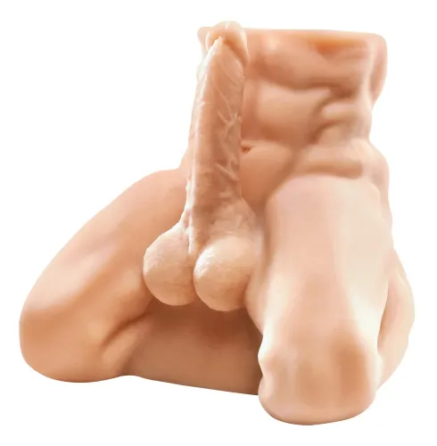 pipedream pet - anatomiczny męski tors w pozycji klęczącej 36 cm na Arena.pl