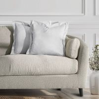 Poszewka velvetowa SIDE 45x45 2 szt. biała AmeliaHome