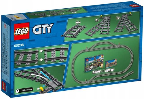 60238 - lego city - zwrotnice na Arena.pl