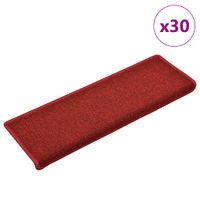 Maty na schody 30 szt. 65x21x4 cm Bordeaux Rectangular Edge