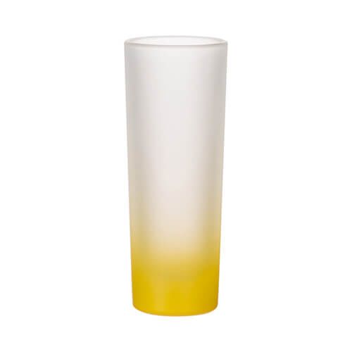 Kieliszek 90 ml szroniony do sublimacji - żółty gradient zdjęcie 1
